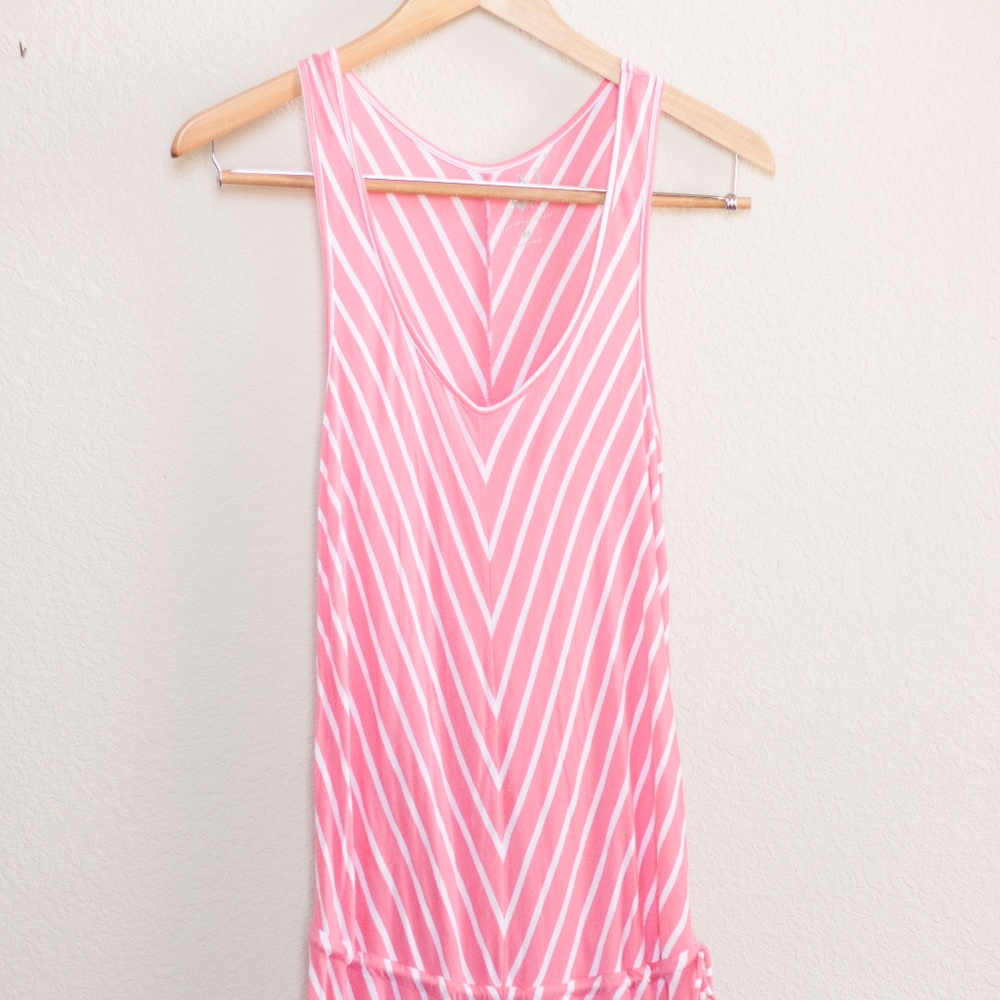 New York and Company – Sz. M – Pink Stripe Dress